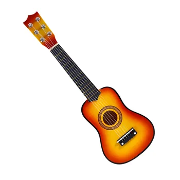 23-дюймовая детская гитара Музыкальный Инструмент Деревянные Мини-джигиты Игрушки Аксессуары