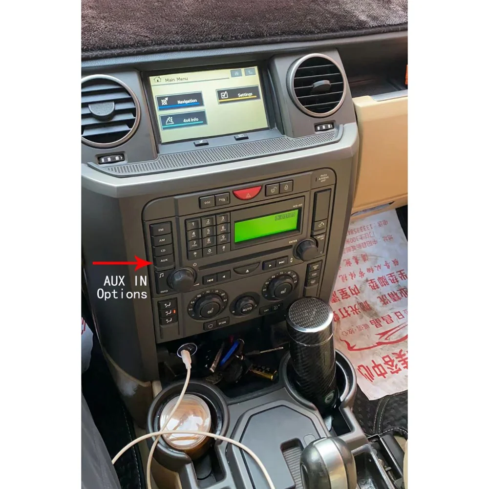 Автомобильный Bluetooth 5.0 Кабель Aux Микрофон Громкой связи Мобильный телефон Адаптер для бесплатных звонков для Jaguar Land Rover Range Rover