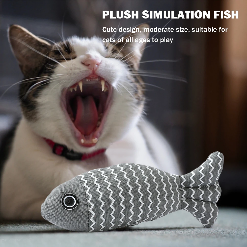 Имитация Рыбы Плюшевые Животные Игрушки Интерактивное Обучение Имитация Рыбы Игрушки для кошек Милые Подушки для сна Реалистичные товары для кошек