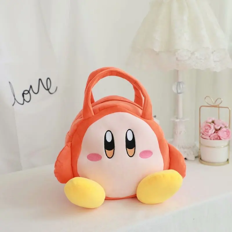 Сумочка Sanrio Star Kabi с мультяшной милой девушкой, сумочка для покупок, Универсальная Разная косметика, Плюшевая сумка, подарок для девочки, Мягкая игрушка