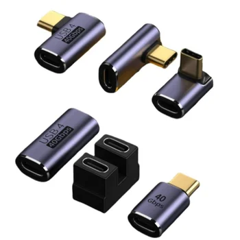 40 Гбит/с USB 4 Type-C Женский К USB4 Женский Соединитель USB-C Адаптер Разъем Типа C Конвертер Устройств Адаптер Данных Mini USB Адаптер