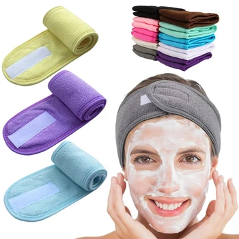 5ШТ Салон красоты Magic Tape, обертывающий голову полотенцем для наращивания ресниц, инструмент для повязки на голову, шарф для ванны, спа, аксессуары для макияжа