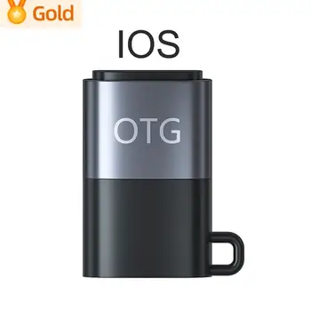 OTG Адаптер Type-C Цифровой преобразователь наушников DAC Беспроводной адаптер Plug and Play для iPhone 13 12 11 Pro Max USB-накопитель iPad