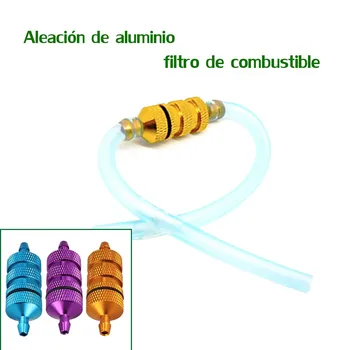RC Топливный фильтр высококачественный алюминиевый масляный нитро топливный фильтр для модернизации радиоуправляемой модели автомобиля в масштабе 1/8 1/10