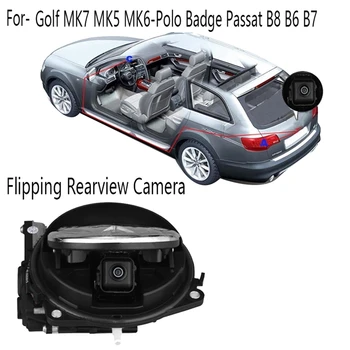Автомобильная переворачивающаяся камера заднего вида, переворачивающаяся камера заднего вида с проводом для Passat B8 B6 B7 Golf MK7 MK5 MK6-Polo