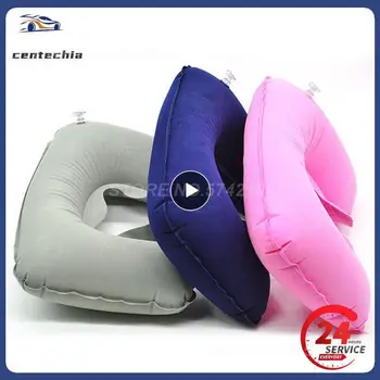 Автомобильные U-образные подушки для шеи из пены с эффектом памяти, Надувная подушка для отдыха на шее, U-образная подушка для комфортного вождения