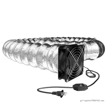 Вытяжной вентилятор в ванной 220 В Настенный вытяжной вентилятор с низким уровнем шума Ванная комната Кухня Гараж Вентиляционное отверстие Вентиляция со шлангом