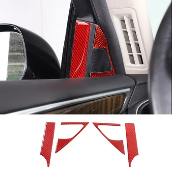 Для 2015-2022 Infiniti Q50L Мягкая наклейка на дверной рожок автомобиля из углеродного волокна, аксессуары для защиты салона автомобиля, 4шт.