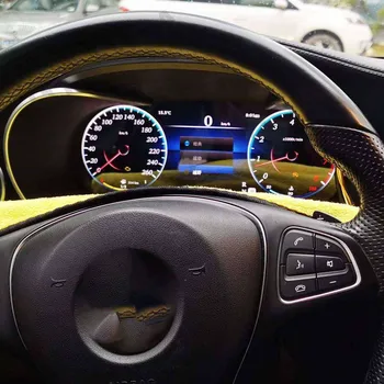 Для автомобиля ЖК-цифровая приборная панель Панель комбинации приборов Кран Спидометр для Mercedes Benz C W205 GLC W253, 2015-2018