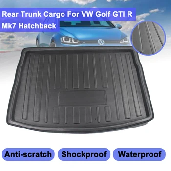 Для хэтчбека VW Golf GTI R Mk7 2013 2014 2015 2016 - 2018 Грузовой поддон для багажника Задняя крышка багажника Матовый коврик Коврик для ног