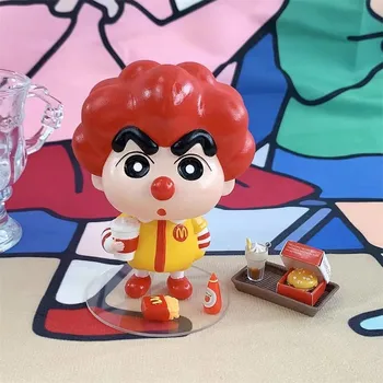 Новая 13-сантиметровая фигурка аниме Crayon Shin-chan Mcdonald, Кавайная Милая Кукла из ПВХ, Коллекция украшений, Подарок для детских игрушек