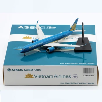Отлитая под давлением 1/400 Масштабная Коллекция Сувенирных Украшений Vietnam Airlines A350-900 VN-A891 Из сплава Имитационная Модель Самолета