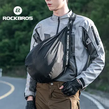 Рюкзак для шлема ROCKBROS, дорожные сумки, Светоотражающие сумки большой емкости для женщин и мужчин, сумка для мотоцикла, аксессуары для мотоциклов