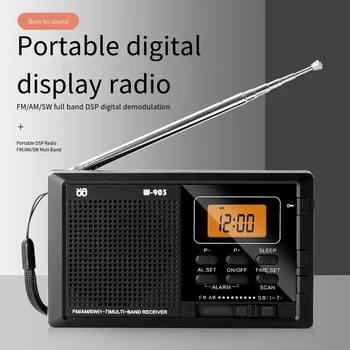 Светодиодный дисплей, портативное мини-радио Am/Fm, радиоприемник для пожилых людей, радио в подарок