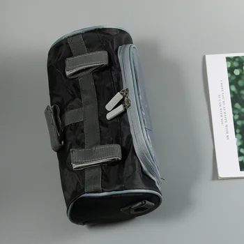 Уличная сумка для велосипедного руля из ткани Оксфорд, водонепроницаемая передняя сумка для хранения с сенсорным экраном, передняя сумка большой емкости для