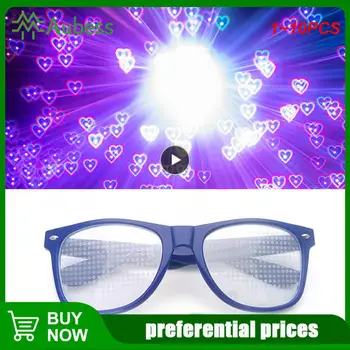1-10 шт. Дифракционные очки Ultimate-эффект 3D-призмы EDM Rainbow Style Rave Frieworks Starburst Очки для фестивалей