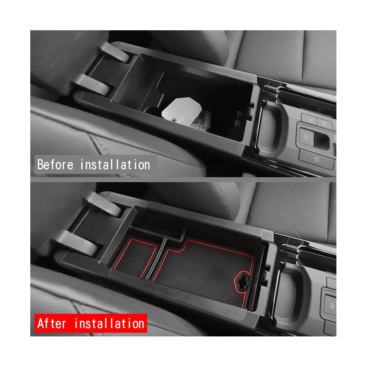 Центральный подлокотник управления, ящик для хранения, лоток-органайзер для Toyota Prius 60 серии 2023, Аксессуары для интерьера автомобиля