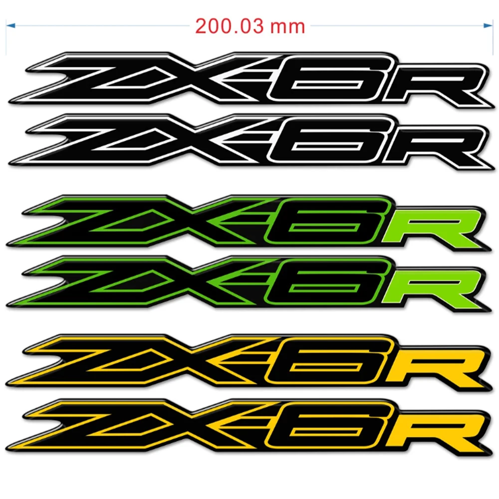 Мотоцикл Защитный Бак Pad Газ, Мазут Комплект Колено Рыбья Кость 3D Наклейки Наклейки Для Kawasaki Ninja ZX6R ZX 6R ZX-6R
