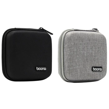 BOONA 2 шт. Дорожная сумка для хранения, Многофункциональная сумка для хранения Air/Pro Power Bank, кабеля для передачи данных, зарядного устройства, гарнитуры, черный и серый