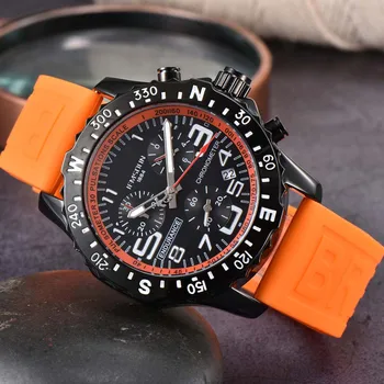 Reloj deportivo multifunción para hombre, cronógrafo de cuarzo con fecha automática, marca Original, de lujo, de alta calidad,