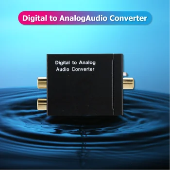 Аудиопреобразователь Оптический коаксиальный цифро-аналоговый с аудиоразъемом 3,5 ММ, технология электронного шумоподавления