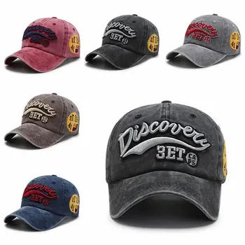 Бейсбольная кепка с вышивкой и буквами, шляпа для папы, Винтажная бейсболка в стиле Хип-хоп, летняя кепка дальнобойщика в стиле Ретро