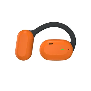 Беспроводные наушники с открытым ухом, Односторонняя гарнитура со встроенным микрофоном, Bluetooth-наушники с ушным крючком-вкладышем, Сенсорное управление