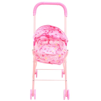 Детская коляска, игрушка для маленькой девочки, Очаровательная легкая маленькая коляска