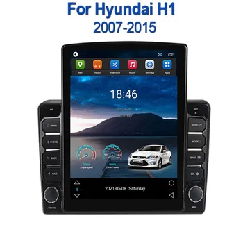 Для Tesla Style 2Din Android 12 Автомагнитола Для Hyundai H1 Grand Starex Мультимедийный Видеоплеер GPS Стерео Carplay DSP RDS Камера