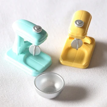 Имитация кукольного домика, мини-миксер, Миниатюрная игрушечная модель украшения кухни