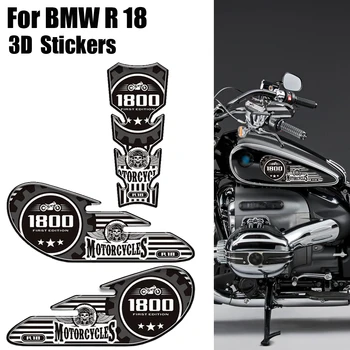 Накладки на бак мотоцикла, защитные накладки, наклейки, Комплект для бензина, масла, колено для BMW R 18 R18 1800 куб. см 1800 куб. см 2020 2021 2022