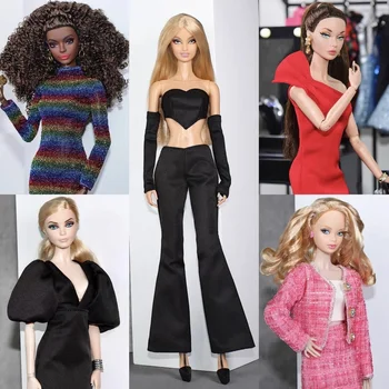 Ограниченная Серия Кукольной Одежды Модное Платье Рубашка Пальто 1/6 Кукольная Одежда Костюм Наряд для 30 см Xinyi FR ST PP blythe Barbie Doll