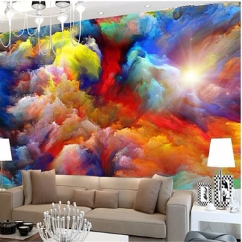 роскошные 3D обои на заказ для стен, трехмерная настенная роспись papel de parede Cloud photo wallpaper art papel de parede украшения для дома