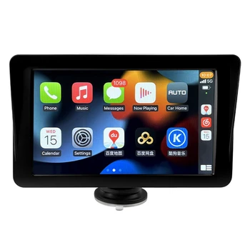 Универсальный 7-дюймовый автомобильный радиоприемник, мультимедийный видеоплеер, Беспроводной планшет Carplay, сенсорный экран Android, Bluetooth MP5 A